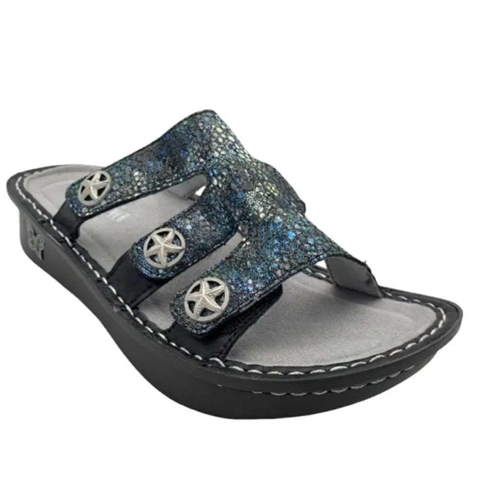 Alegria Leather Sandal Strap Detail Dinah Deep
Sea - Picture 2 of 15